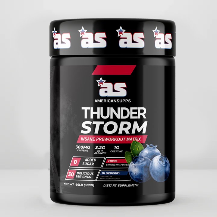 AS Thunder Storm Pre Workout Blueberry